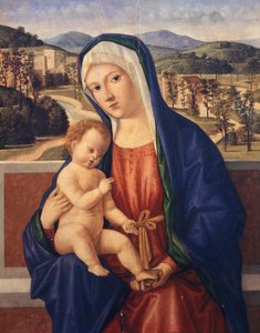 Madonna en Kind door Giovanni di Niccolo Mansueti