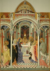 Presentatie van Jezus in de Tempel door Giovanni di Paolo