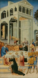 Salome vraagt Herodes om het hoofd van Johannes de Doper door Giovanni di Paolo