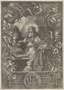 Portret van H. Augustinus door Girard van der Bruggen