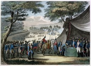 Pacificatie van de Vendée door Generaal Hoche (1768-97) 20 april 1795 door Karl Girardet