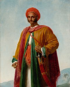 Studie voor Portret van een Indiër, ca. 1807 door Girodet de Roucy Trioson