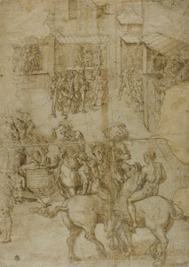 Mythologische optocht door Girolamo Genga