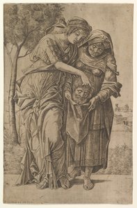 Judith en haar Dienstmaagd met het Hoofd van Holofernes door Girolamo Mocetto