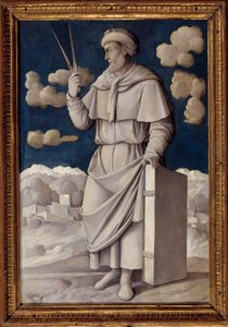 Portret van Euclides (325-265 v.Chr.), Griekse wiskundige door Girolamo Mocetto