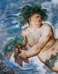 Allegorie van de herfst (detail) door Girolamo Romanino
