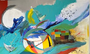 Ad Sidera (acryl op doek)