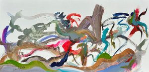 De natuur liefhebben (schilderij) door Gisela Gaffoglio
