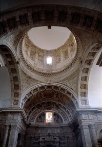 Interieur van de Kerk van San Biagio (1518-1545) door Giuliano Giamberti da Sangallo