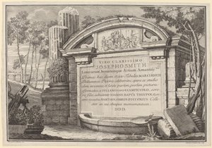Klassieke Ruïnes in een Landschap: frontispice