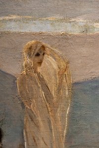 Dante en Beatrice door Giulio Aristide Sartorio