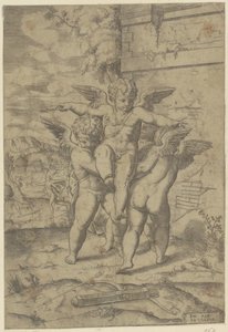 Amor en drie putti