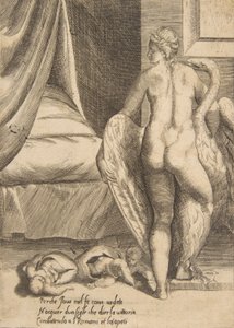 Leda en de zwaan, uit 