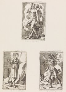 Mercurius, uit Planeten, plaat 6, 1530-70