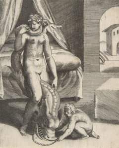Neptunus en Melanthe, uit 