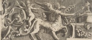 Ornament fries met gevleugelde Centaur, 1531-76