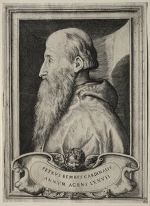 Portret van Kardinaal Pietro Bembo door Giulio Bonasone