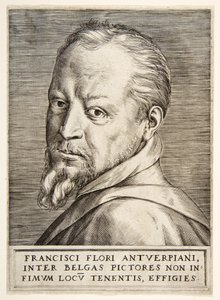 Portret van Frans Floris door Giulio Bonasone