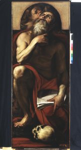 St. Hiëronymus met een engel