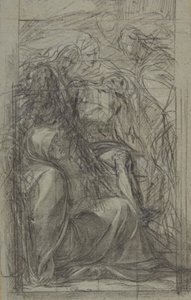 Studie voor de Pietà, 1604 door Giulio Cesare Procaccini