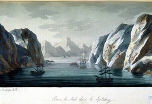 Zuidelijke Baai in Spitzberg, Noorwegen door Giulio Ferrario
