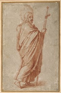 De twaalf apostelen: St. Jacobus de Meerdere door Giulio Romano