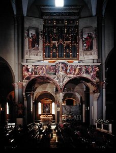 Uitzicht op het orgel, 1546 door Giulio Taraschi