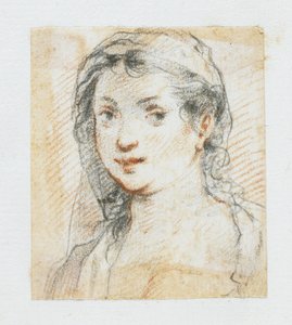 Hoofd van een Vrouw door Giuseppe Cesari