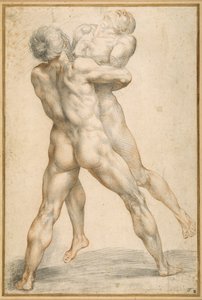 Hercules worstelt met Antaeus
