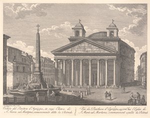 Uitzicht op het Pantheon van Agrippa