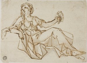 Allegorische figuur van matigheid