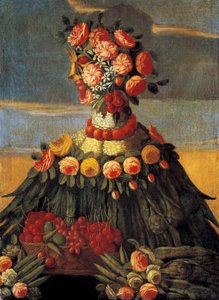 Lente Schilderij van de werkplaats van Giuseppe Arcimboldo (Arcimboldi) door Giuseppe Arcimboldo