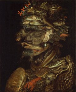 Allegorie van water, ca. 1566 door Giuseppe Arcimboldo Circle of .