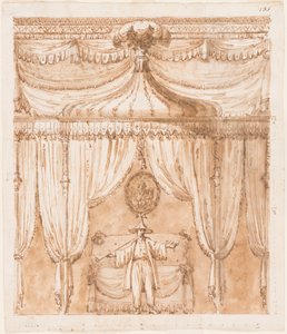 Slaapkamer nis met een figuur door Giuseppe Barberi