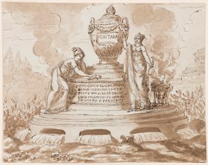Grafmonument voor Felice Fontana, professor in de filosofie, Padua