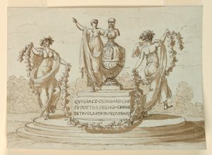 Grafmonument voor dichter Pietro Giodani