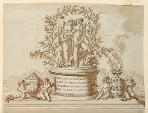 Grafmonument voor schrijver Vecei