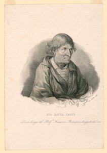 Portret van Giovanni Battista Casti (1721-1803) door Giuseppe Beretta