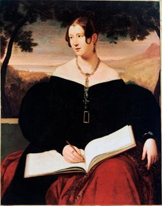 Portret van de Gravin Rucellai door Giuseppe Bezzuoli