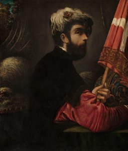 Portret van een Man als Sint Joris