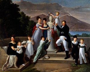 Francis I van Twee Siciliën (Napels) door Giuseppe Cammarano