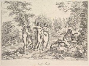 Het Oordeel van Paris, 1740-1802 door Giuseppe Canale