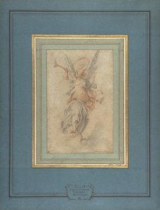 Allegorische Figuur van Roem, ca. 1590 door Giuseppe Cesari