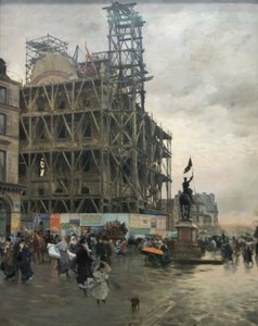 Pyramidesplein door Giuseppe de Nittis