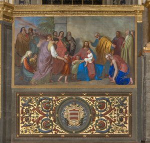 Presbyterium, Giueppe Diotti, Sinite parvulos 1833 door Giuseppe Diotti