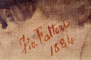 Zelfportret op 59-jarige leeftijd (detail)
