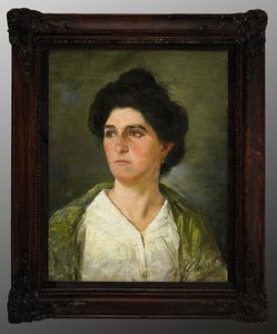 Portret van een Jonge Adellijke Vrouw door Giuseppe Goldoni