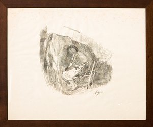 Het Melken door Giuseppe Graziosi