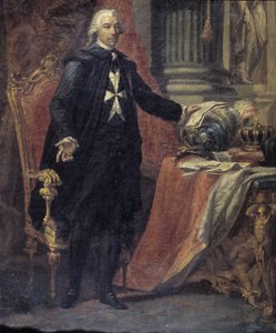 Portret van M. de Rohan door Giuseppe Grech (1755 - 1787) door Giuseppe Grech