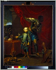 Portret van een jonge jongen, vermoedelijk de zoon van generaal Johann Pálffy